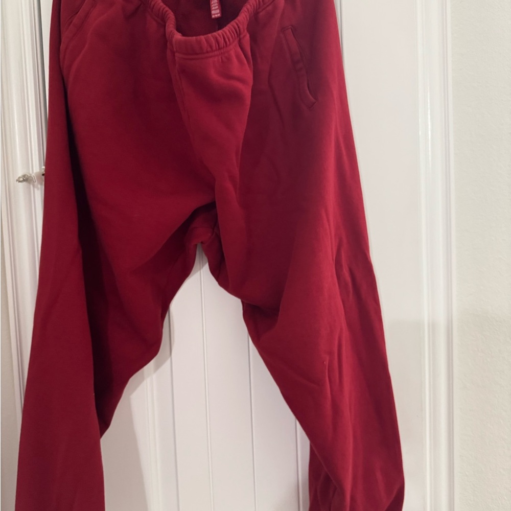 SKIMS Women's Red Track Pants